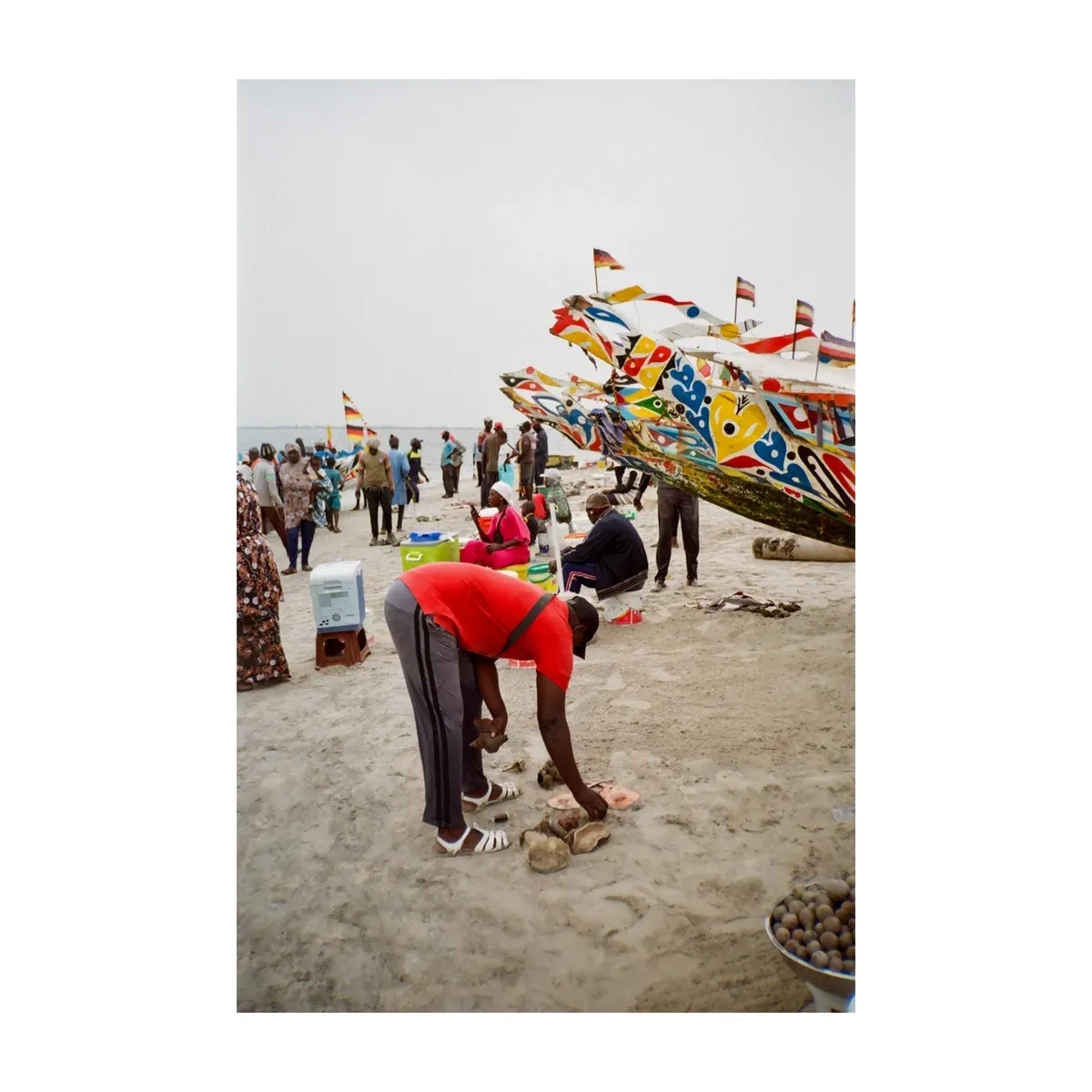 Sea snail vendor